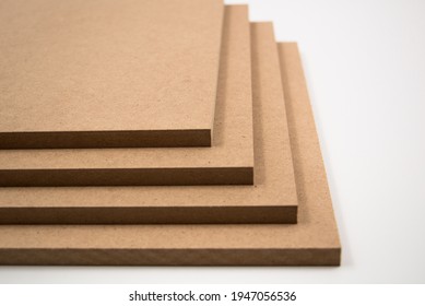 Raw wood chipboard, known as MDF board.