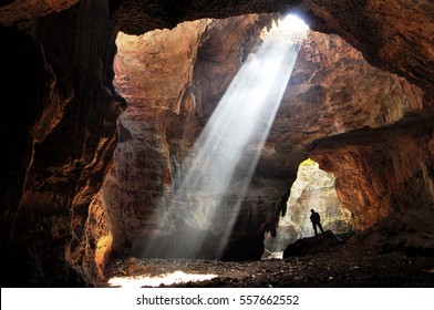 Ray Of Light At Cave