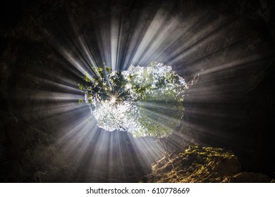 Ray Of Light Limestone cave