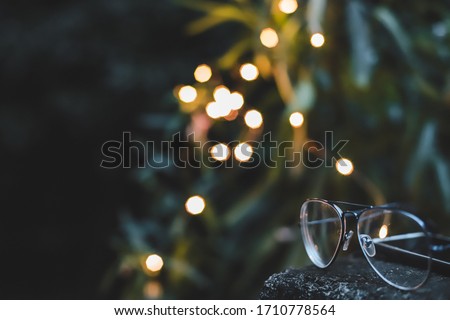 Rayban Sunglasses with bokeh background