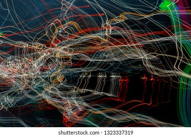 the rays of light abstract background