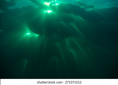 light travelling through water