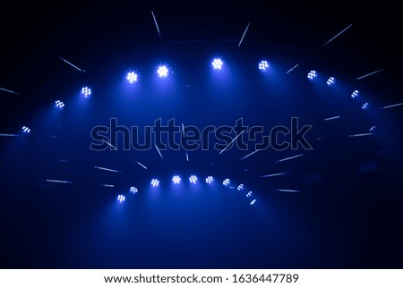 Similar – blue stage light