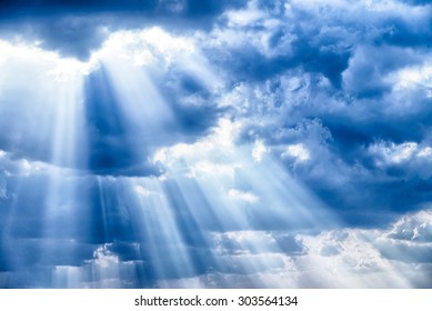 Rays Of Light Shining Down