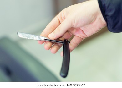 Razor In Beauty Barber Shop