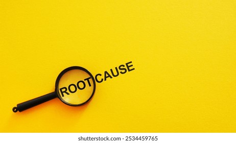 RCA Root Cause Analysis concept. Root cause analysis or solving problem
