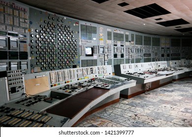 Reactor Control Room in Chernobyl Exclusion Zone