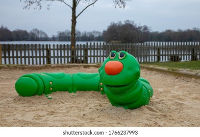 Reading, Berkshire, UK, March 1 2019: Children's Play Areas At Wellington Country Park