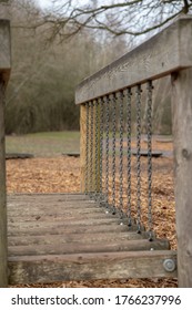 Reading, Berkshire, UK, March 1 2019: Children's Play Areas At Wellington Country Park