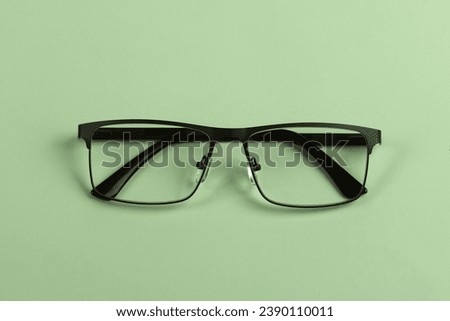 Reading glasses isolated on white background. Fashion spectacles for man and woman. High resolution photo. Full depth of field.