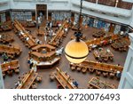 Reading Room Inside State Library Victoria Melbourne Australia