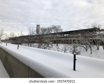 Reagan National Airport (DCA) On A Wintry Day