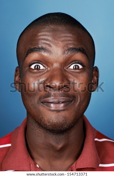 Real African Man Silly Funny Face Stock Photo (Edit Now) 154713371