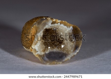 Real Agate Geode Stone  macro photography