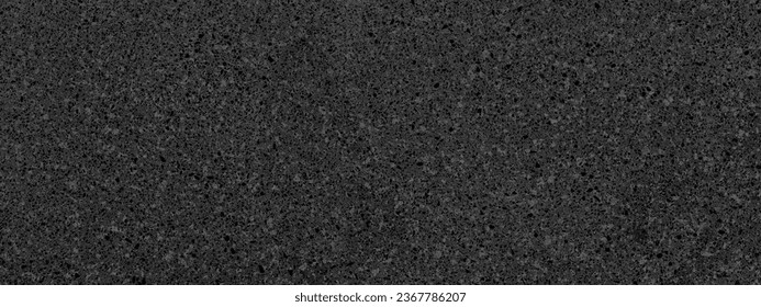 baldosas reales de mármol de terrazo negro para el material del suelo interior. chips grises de terrazo sobre fondo negro. superficie de suelo de roca mate. fondo negro con chips grises.