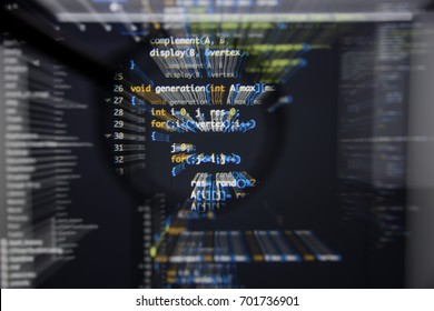 Real C C Code Developing Screen Stock Photo 701736781 | Shutterstock