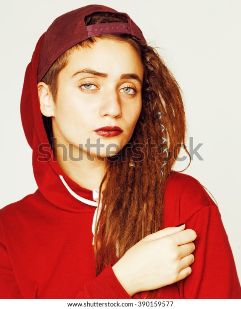 Real Caucasian Woman Dreadlocks Hairstyle Funny People