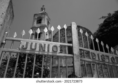 Real Del Monte Cathedral With Date