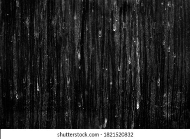 Real Dirty Glass With Dust, Dirt And Rain Stains Isolated On A Black Background. For Use As Layer Of Old Dirty Surface In Your Project.