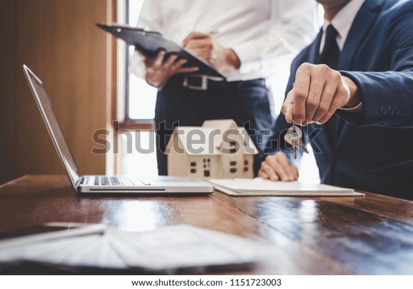 Real Estate Agent Sales Manager Team Stock Photo Edit Now 1151723003