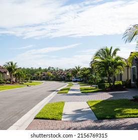 Real Estate Background In South Florida Neighborhood