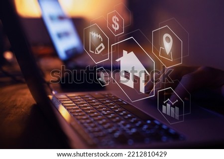 Similar – Foto Bild Ein Haus auf einer Computertastatur. Rechnungen online bezahlen. Haus und Nebenkosten. Elektrizität, Heizung, Wasser und Gas. Energie-Effizienz. Elektronische Dokumentation in Registern. Registrierung von Eigentum.