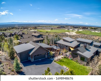 Real Estate Photography drone image taken with a drone in Bend, Oregon.