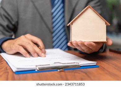 Real Estate Sales Agreement Contract for Buying or Selling a House.