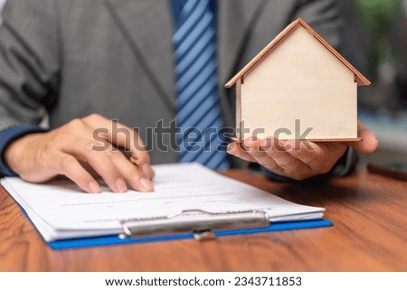 Real Estate Sales Agreement Contract for Buying or Selling a House.