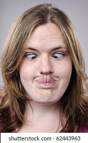 Girl Tongue Funny Face Images Stock Photos Vectors Shutterstock