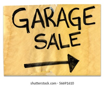 Real Garage Sale Sign