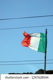 Real Italian Flag Stock Photo 1247628544 | Shutterstock