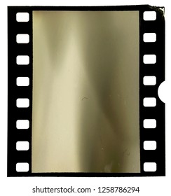 Real Macro Photo 35mm Filmstrip Burned Stock Photo 1258786294 ...