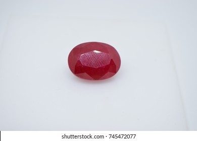 A Real/ Natural Raw (Uncut) Red Ruby Gem Stones.