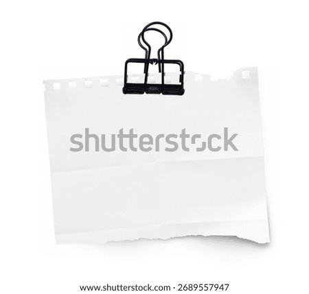 Real notepad with grid line isolated. Piece of yellow torn edges paper ripped. White notepaper journal sticker.