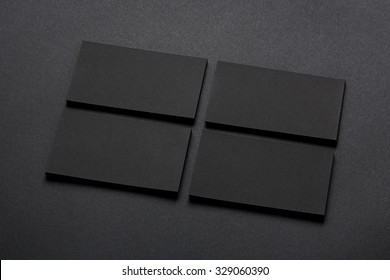 real photo of blank business cards