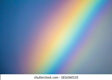 Real Rainbow Background After Rain