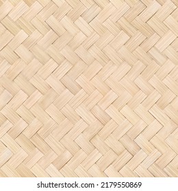 Real Seamless Texture repeating pattern woven bamboo mat board. - Shutterstock ID 2179550869