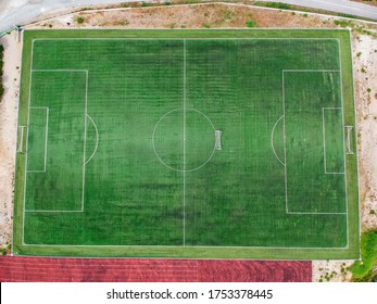 Real Soccer Field Top Down Aerial Stock Photo 1753378445 | Shutterstock