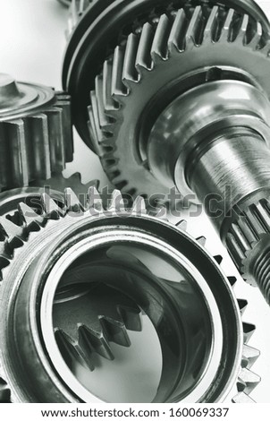 Similar – Cogs, Gears and Wheels Inside Truck Diesel Engine