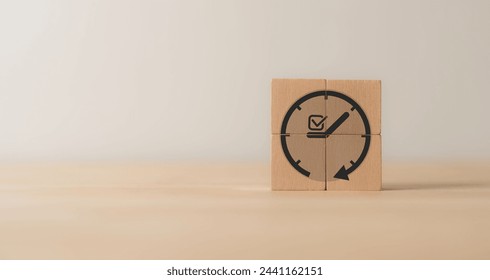 Real time management concept. Using automation technology real-time data analysis, communication tools to make quick decisions and adjustments. Important in fast-paced industries, finance, healthcare 
