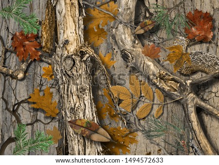 Real Tree Camouflage for hunting shirt
