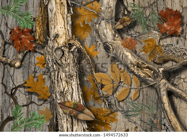 Real Tree Camouflage Hunting Shirt Stock Photo (Edit Now) 1494572633