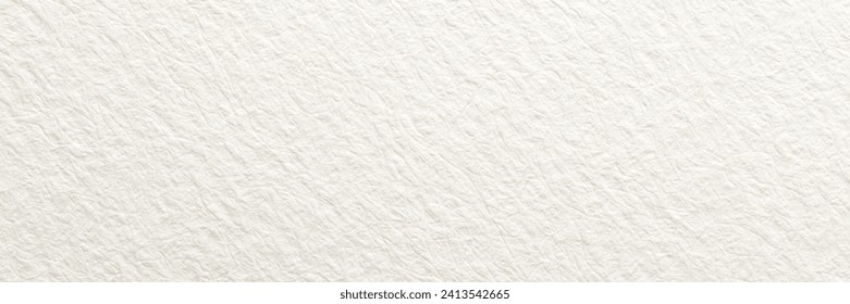 Real watercolor paper texture. Aquarelle clear white background. Blank backdrop. Elegant wallpaper sheet for business design. Natural cotton page structure. Plain handmade recycle surface. Banner