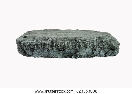 Realistic floating rock.
