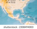 The Realistic Map of Gulf of Mexico.