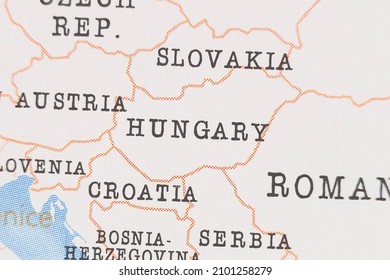 The Realistic Map Of Hungary