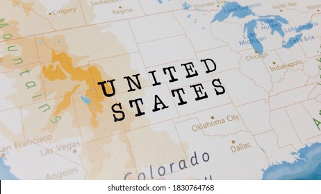 Realistic Map United States Stock Photo 1830764768 Shutterstock Realistic Map United States 260nw 1830764768