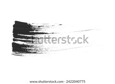 Realistic rough black marker. Set of ink lines. The doodle is drawn on a white isolated background with a black marker. Hand painted. Black marker on paper isolated on white background