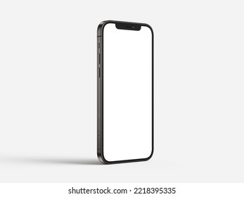 realistic smartphone blank screen mockup - Shutterstock ID 2218395335